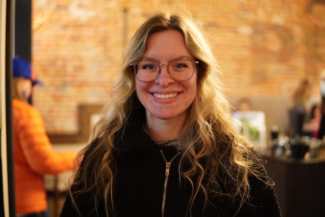 Portrait of a Finnish woman operations director smiling